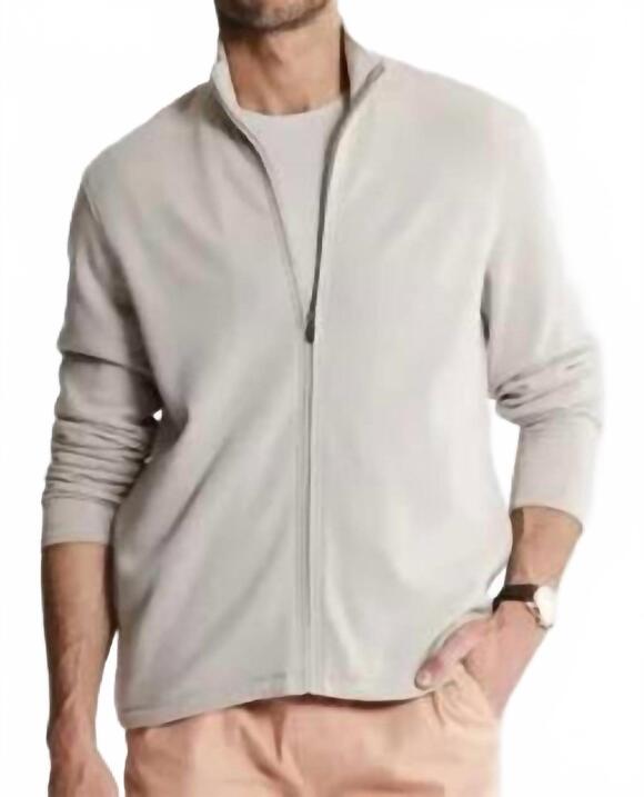 JACHS NEW YORK Other - NEW JACHS NEW YORK soft touch fleece full zip top in stone